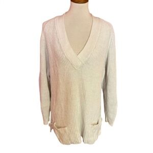 Vintage 80s Paul Et Duffier slouchy v neck sweater